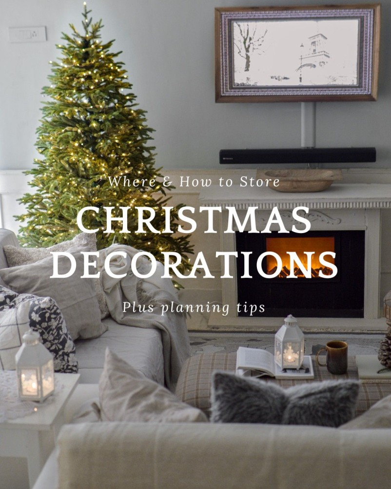 Where and how to store Christmas decorations