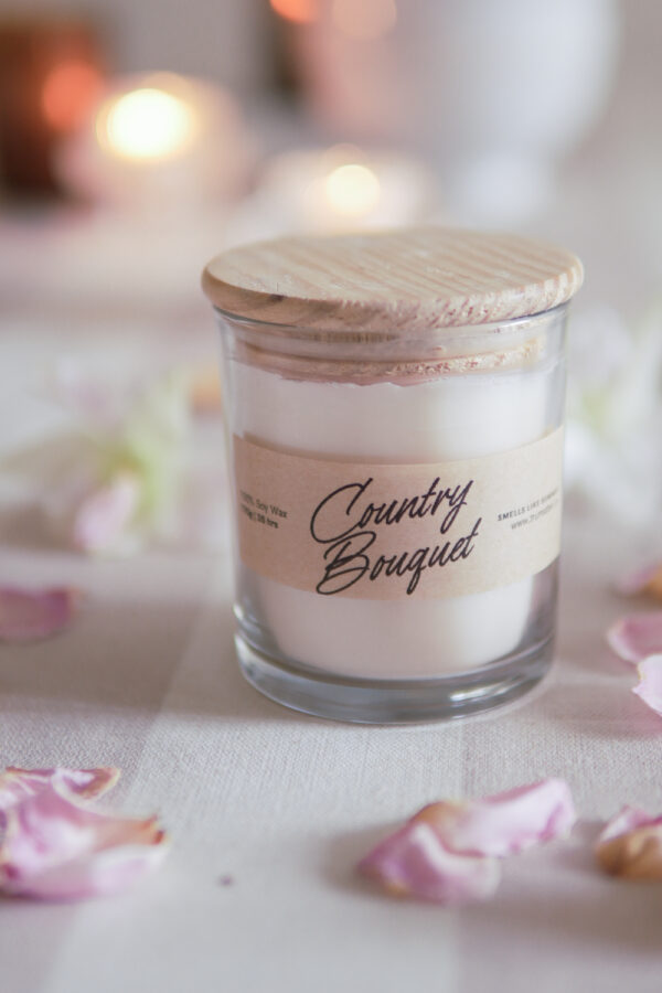 Country Bouquet Scented Soy Wax Candle