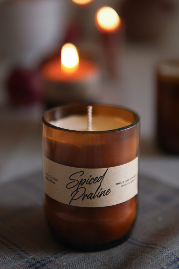 Spiced Praline Scented Soy Wax Candle