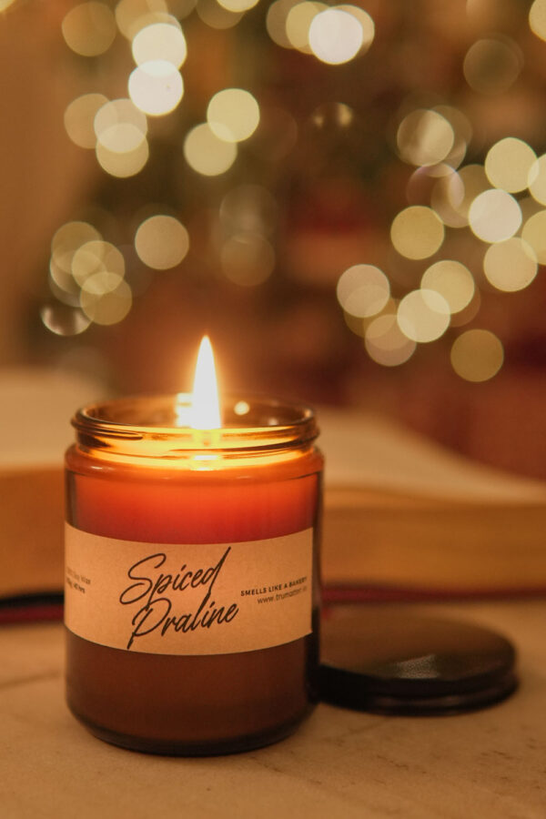 Spiced Praline Scented Soy Wax Candle
