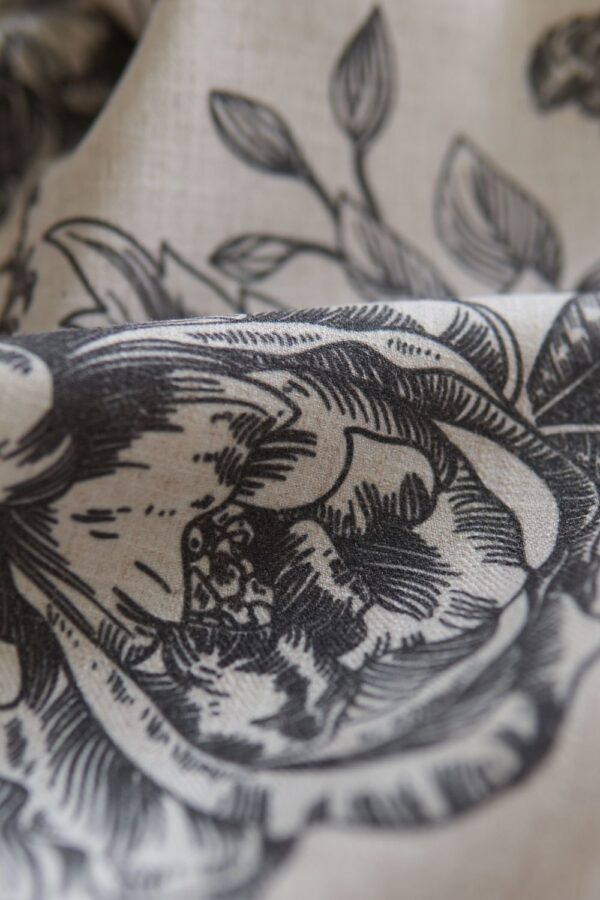 BOUQUET TOILE CHARCOAL