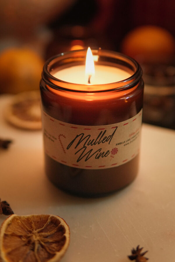 Mulled Wine Scented Soy Wax Candle